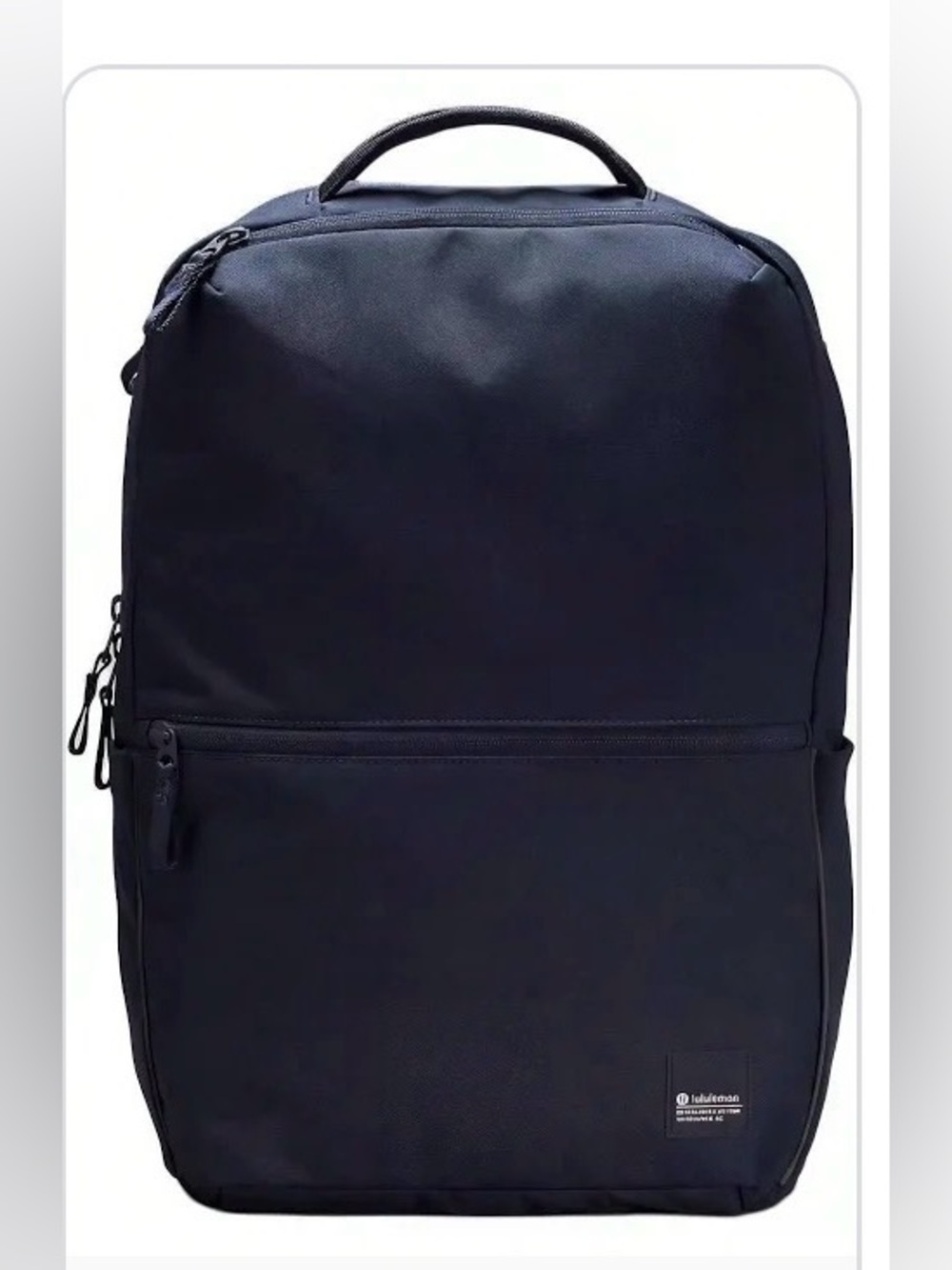 Lululemon double zip backpack